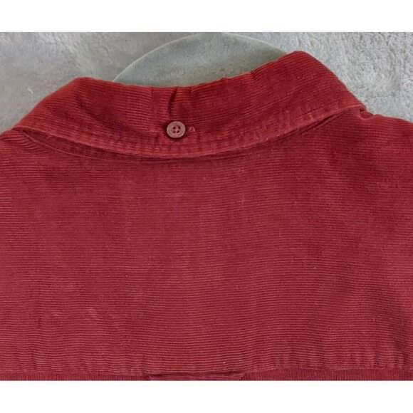 Vintage Nordstrom corduroy shirt mens XXL button down cotton hipster dad career - Picture 7 of 16